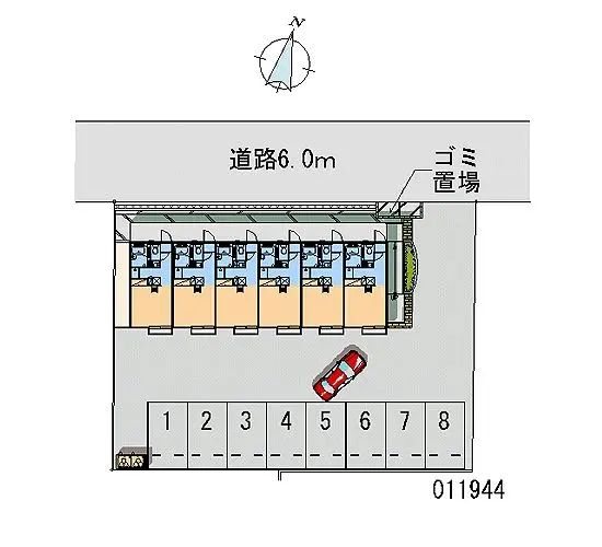 ★手数料０円★春日市白水ケ丘２丁目　月極駐車場（LP）